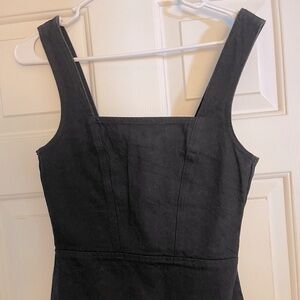 ASOS little black bodycon dress in stretchy denim